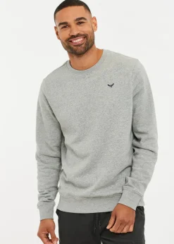 Threadbare Light Grey Crew Neck Sweatshirt