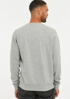 Threadbare Light Grey Crew Neck Sweatshirt