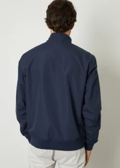Threadbare Navy Zip Up Harrington Style Jacket