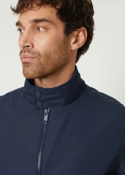 Threadbare Navy Zip Up Harrington Style Jacket