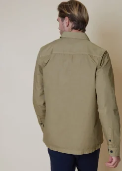 Threadbare Stone Lightweight Cotton Shacket