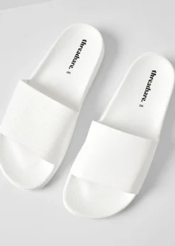 Threadbare White Lightweight Sliders