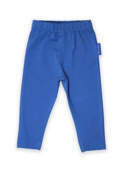 Toby Tiger Organic Blue Basic Leggings (6 months - 8 years)