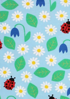 Toby Tiger Organic Blue Garden Print T-Shirt (3 months - 6 years)