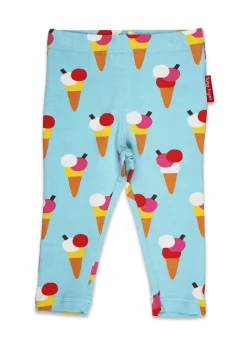 Toby Tiger Organic Blue Ice Cream Print Leggings (6 months - 8 years)