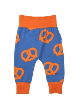 Toby Tiger Organic Blue Pretzel Print Yoga Pant (Newborn - 3 years)