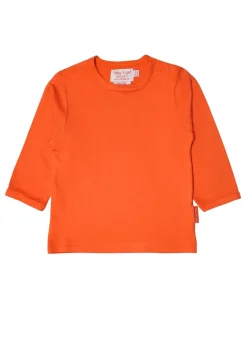 Toby Tiger Organic Orange Basic Long-Sleeved T-Shirt (6 months - 8 years)