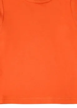 Toby Tiger Organic Orange Basic Long-Sleeved T-Shirt (6 months - 8 years)
