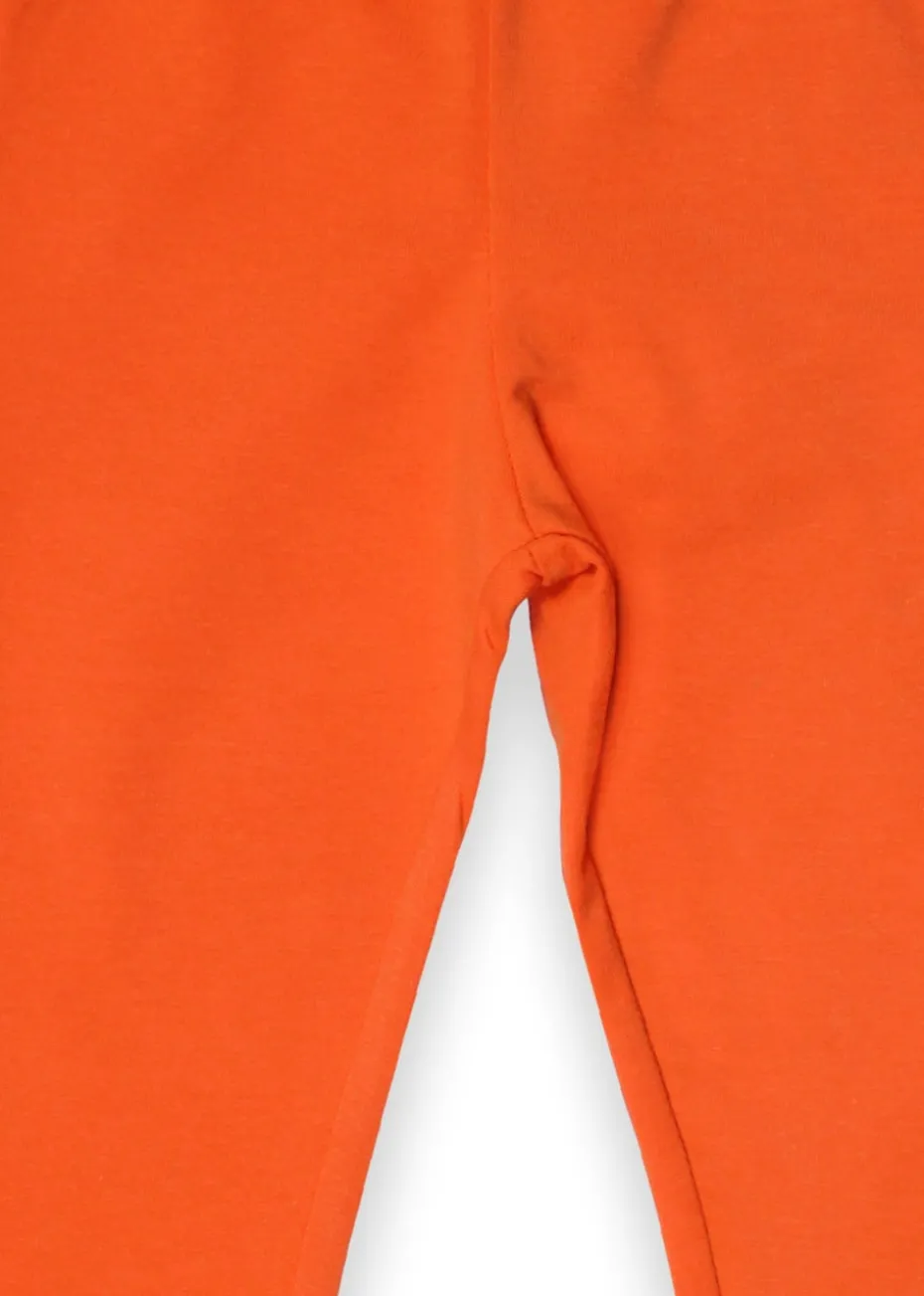 Toby Tiger Organic Orange Basic Leggings (6 months - 8 years)