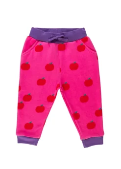 Toby Tiger Organic Pink Apple Print Joggers (6 months - 6 years)