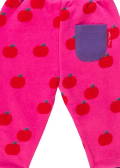 Toby Tiger Organic Pink Apple Print Joggers (6 months - 6 years)