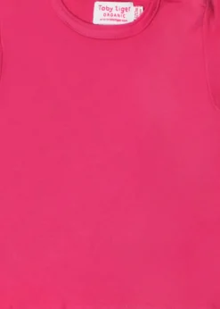 Toby Tiger Organic Pink Basic Long-Sleeved T-Shirt (6 months - 8 years)