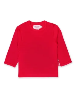 Toby Tiger Organic Red Basic Long-Sleeved T-Shirt (6 months - 8 years)