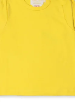 Toby Tiger Organic Yellow Basic Long-Sleeved T-Shirt (6 months - 6 years)