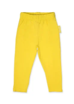 Toby Tiger Organic Yellow Basic Leggings (6 months - 8 years)