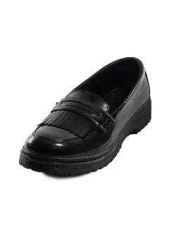 ToeZone Black Zoe Slip On Shoe