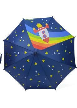 ToeZone Blue Rocket Space Themed Umbrella