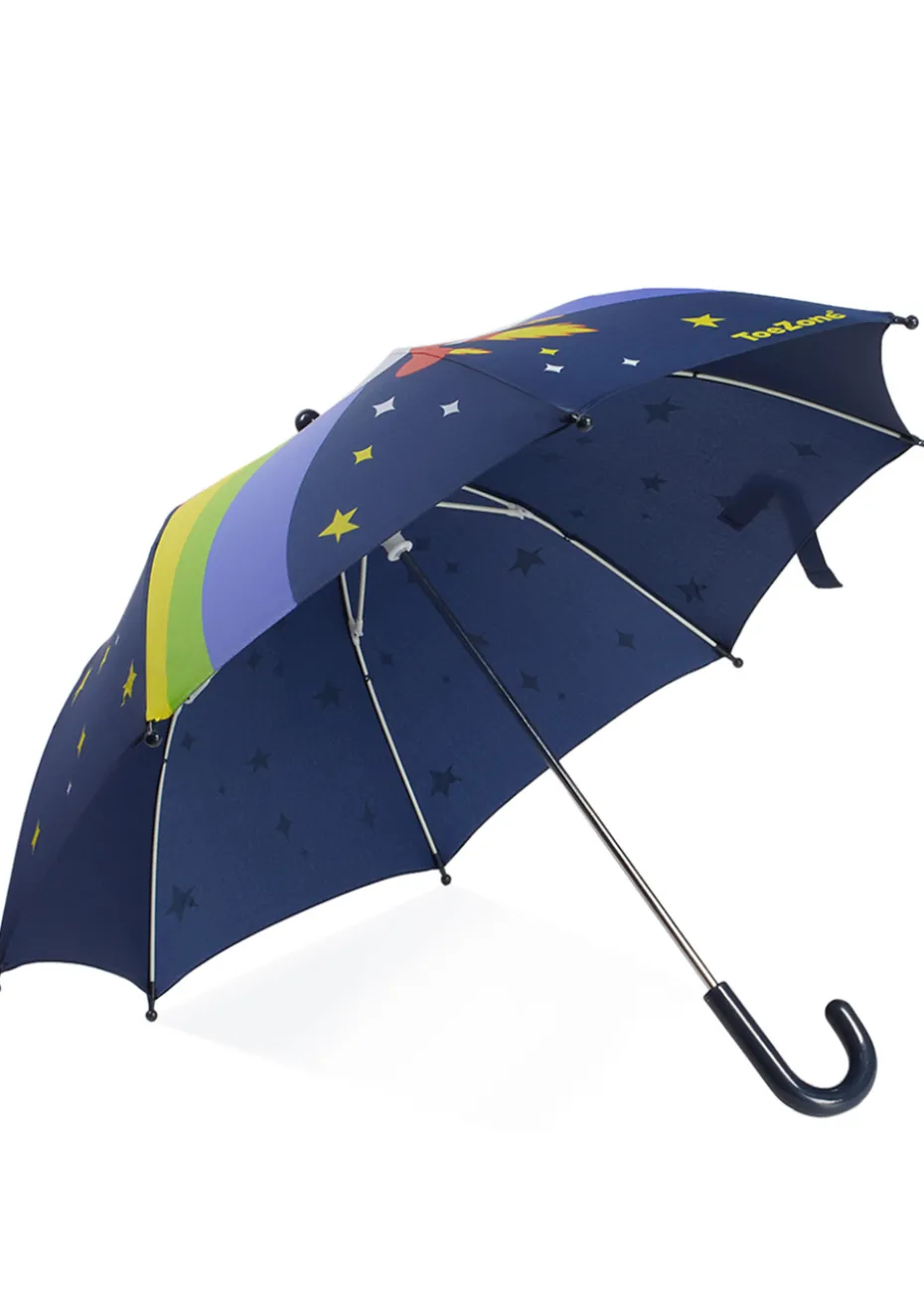 ToeZone Blue Rocket Space Themed Umbrella