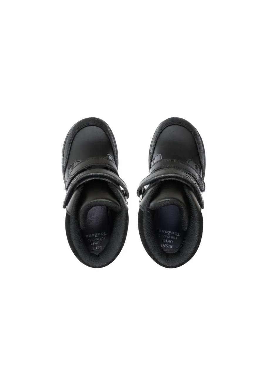 ToeZone Boys Black Levi Ankle Boot (Younger 8 - Older 3)