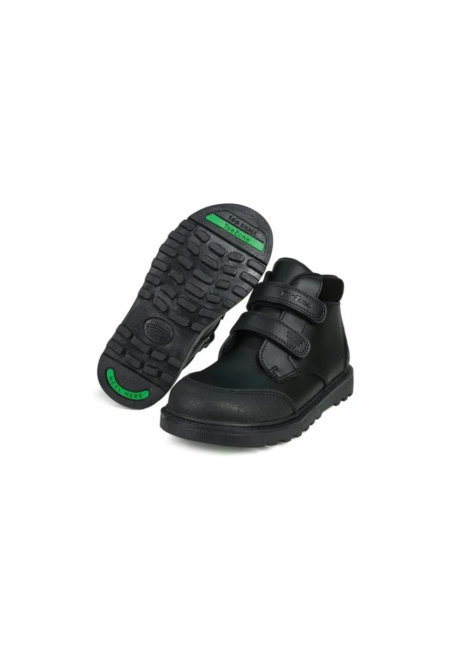 ToeZone Boys Black Levi Ankle Boot (Younger 8 - Older 3)