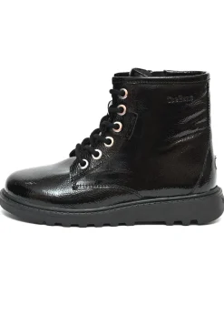 ToeZone Girls Black Abby Patent Leather Ankle Boot (Younger 8 - Older 3)