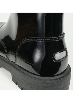 ToeZone Girls Black Lydia Zip Boot (Younger 8 - Older 2)