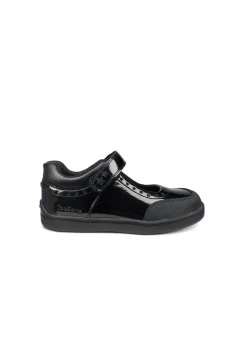 ToeZone Girls Black Sommer Ortholite Insole Technology Shoe (Younger 8- Older 2)