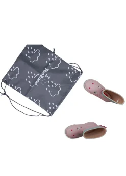 ToeZone Girls Pink Grace Novelty Dragon Rain Boot (Younger 6- Older 12)