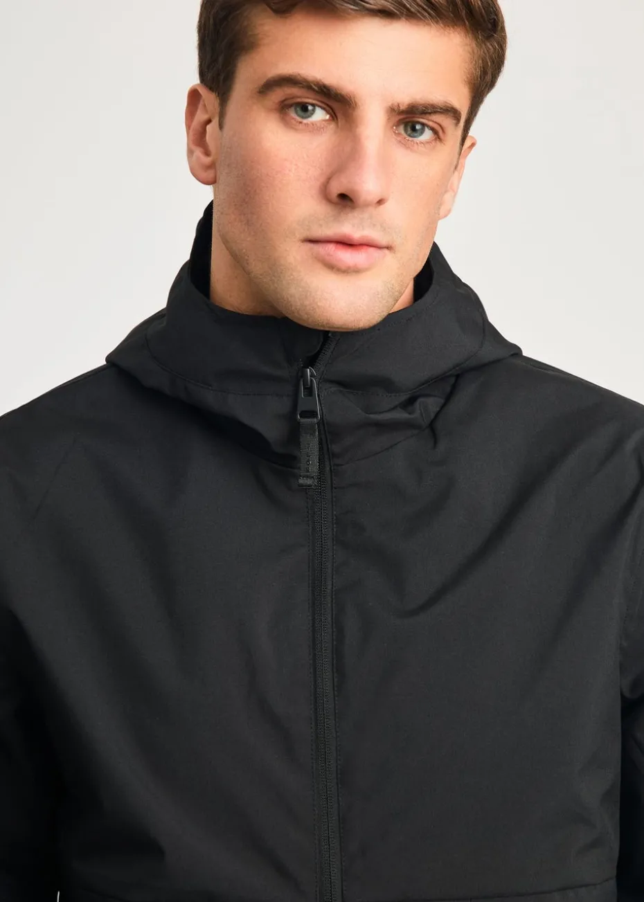 Tokyo Laundry Black Lightweight Hooded Zip-Up Jacket