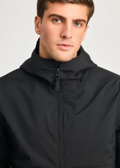 Tokyo Laundry Black Lightweight Hooded Zip-Up Jacket