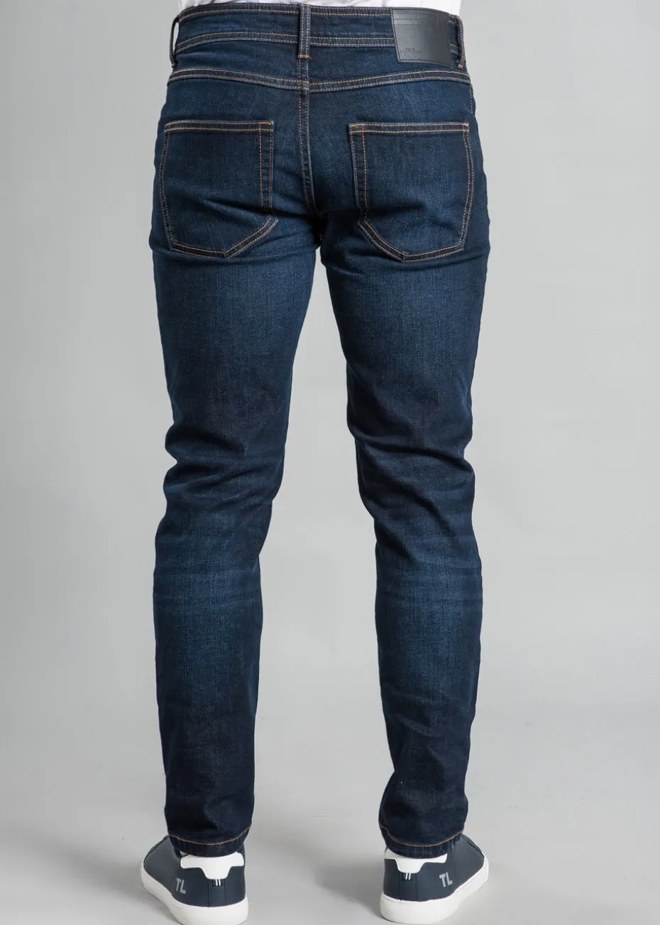 Tokyo Laundry Dark Blue Classic Slim Fit Denim Jeans