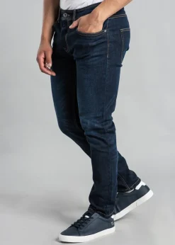 Tokyo Laundry Dark Blue Classic Slim Fit Denim Jeans