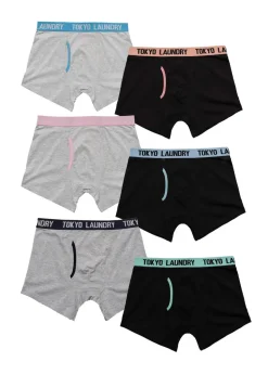 Tokyo Laundry Green 6-Pack Cotton Boxers