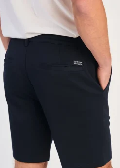 Tokyo Laundry Navy Jersey Shorts with Drawstring