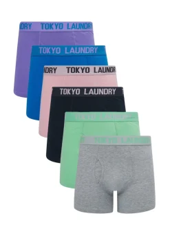 Tokyo Laundry Pink 6-Pack Cotton Boxers