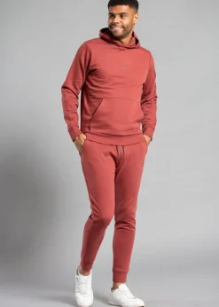 Tokyo Laundry Red Cotton Blend Staple Drawstring Joggers