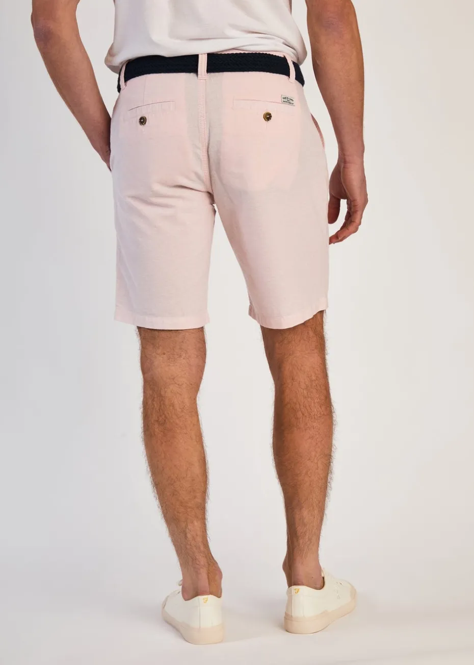 Tokyo Laundry Rose Cotton Oxford Shorts with Belt