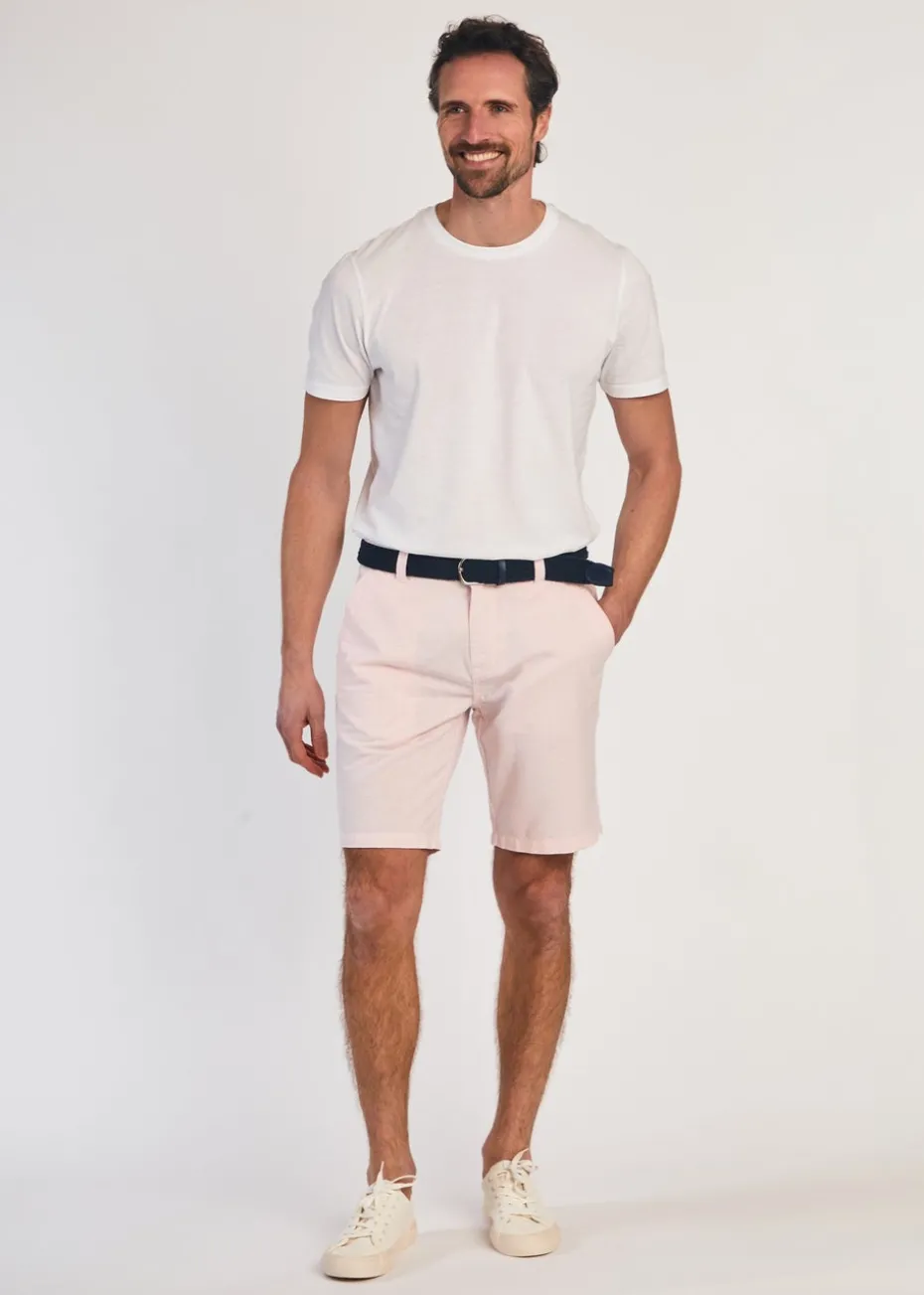 Tokyo Laundry Rose Cotton Oxford Shorts with Belt