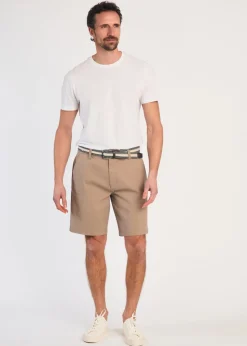 Tokyo Laundry Stone Cotton Chino Short With Belt