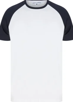 Tokyo Laundry White Raglan Short Sleeve T-Shirts 3-Pack