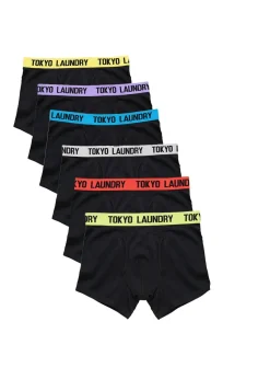 Tokyo Laundry Yellow 6-Pack Cotton Boxers