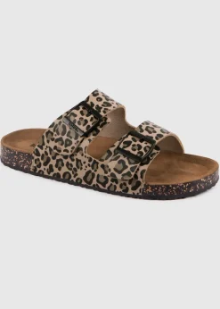 Totes Animal PU Double Buckle Slider