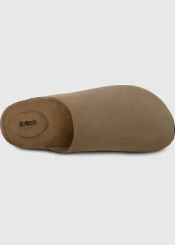 Totes Brown Microsuede Clog