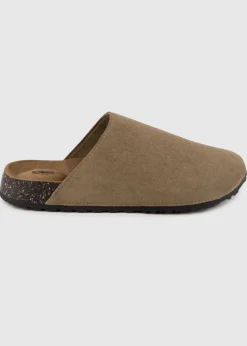 Totes Brown Microsuede Clog