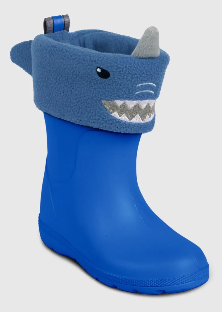 Totes Cirrus Blue Childrens Novelty Welly Liner