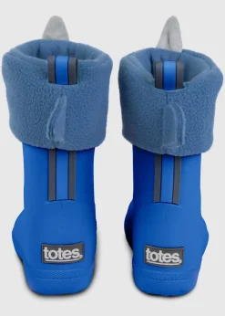 Totes Cirrus Blue Childrens Novelty Welly Liner