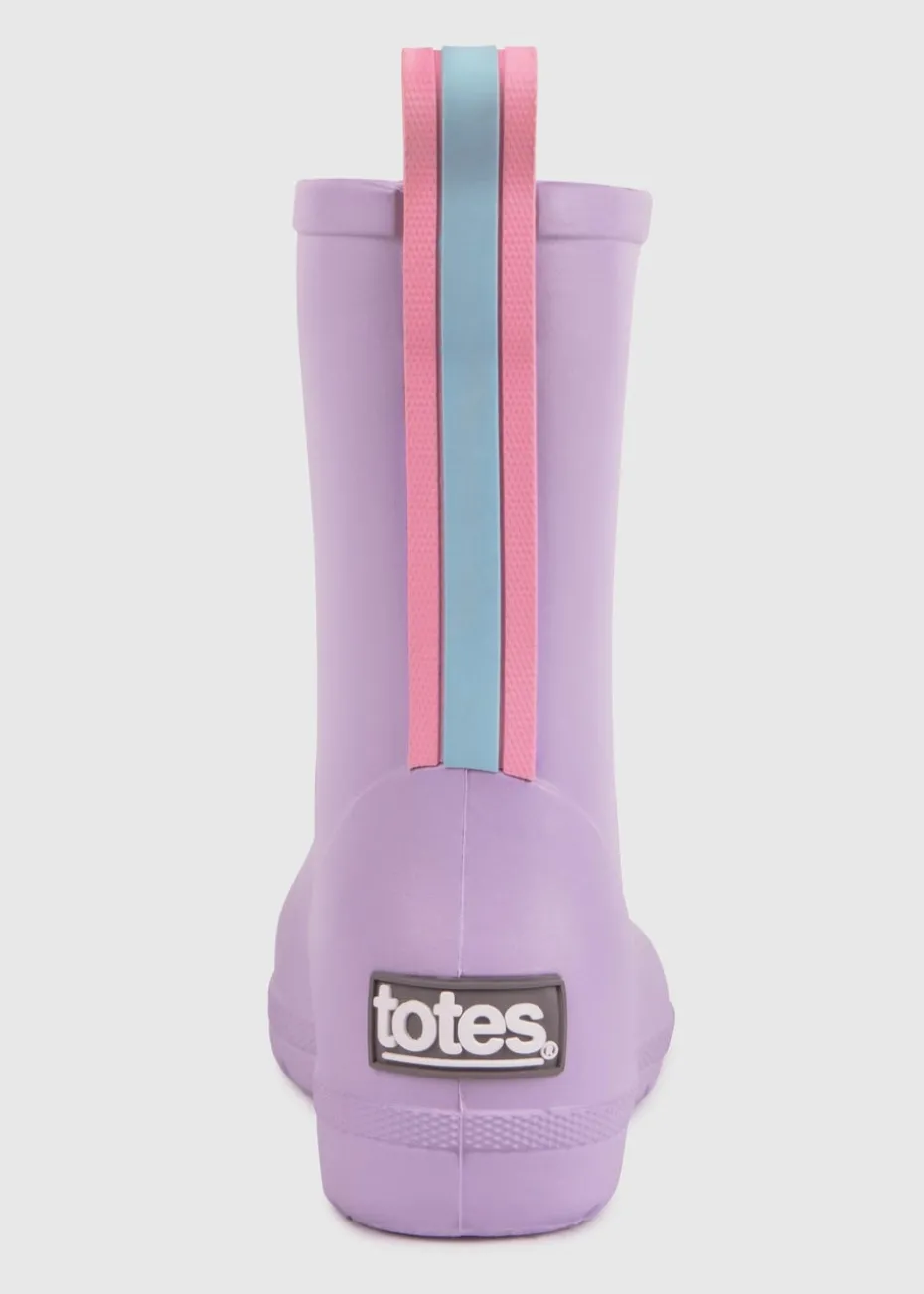 Totes Cirrus Lilac Kids Charley Rain Boot