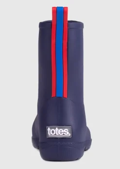 Totes Cirrus Navy Childrens Charley Rain Boot