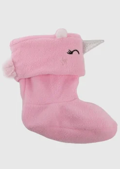 Totes Cirrus Pink Childrens Novelty Welly Liner