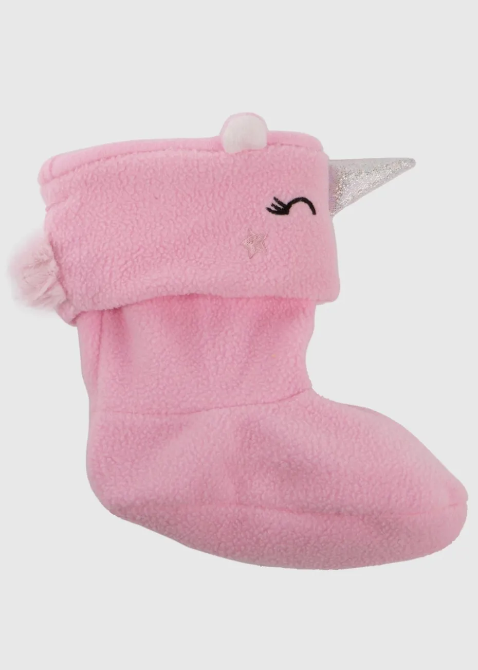 Totes Cirrus Pink Childrens Novelty Welly Liner